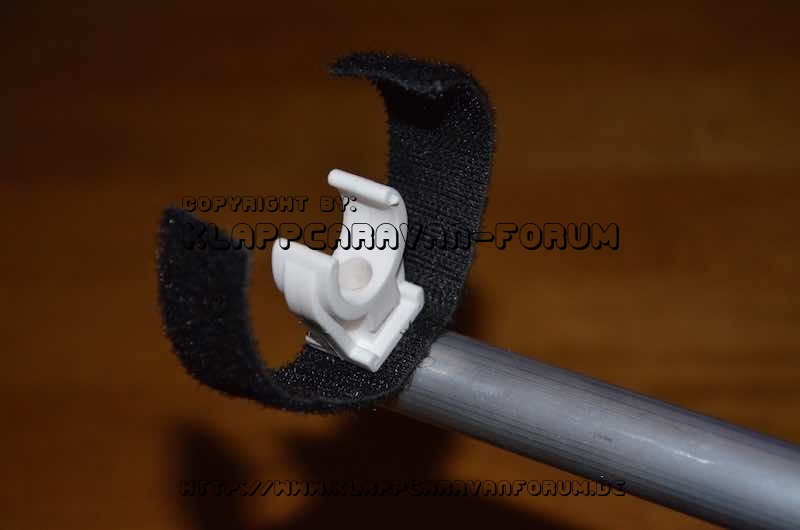 D.I.Y - Wäschespinne zum Spannen zwischen Vorzeltstangen